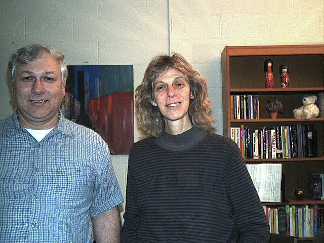 19991203 Charles with masters degree program mentor Jane